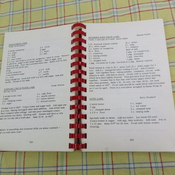 Made with More Love United Methodist Women of Whitefish Bay Wisconsin Cook Book - Picture 9 of 10